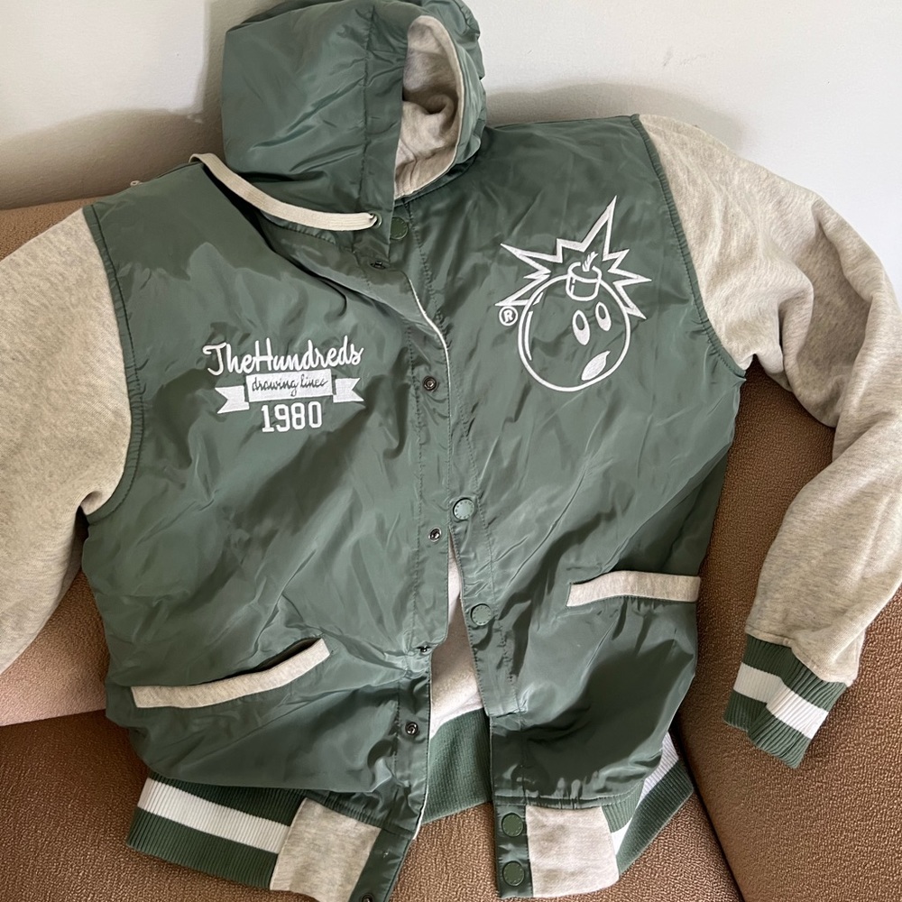 The Hundreds nylon hoodie
